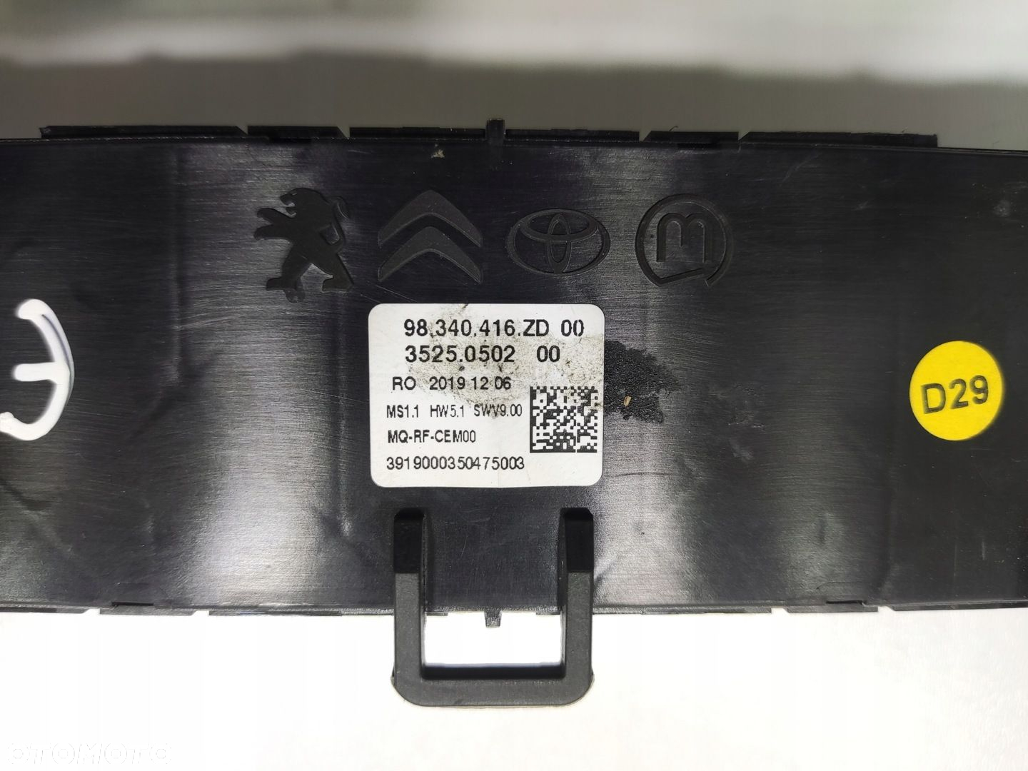 PANEL NAWIEWU KLIMATYZACJI JUMPY EXPERT III 2016-2023 98340416ZD - 5