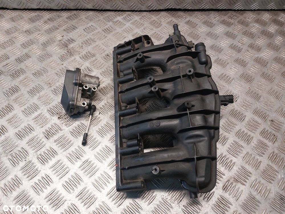KOLEKTOR SSĄCY + NASTAWNIK VW GOLF V GTI 2.0 FSI 06F133201N 06F133482B - 1
