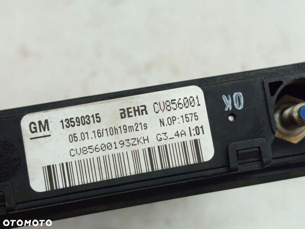 OPEL ASTRAJ IV 4 NAGRZEWNICA ELEKTRYCZNA 13590315 BEHR - 6