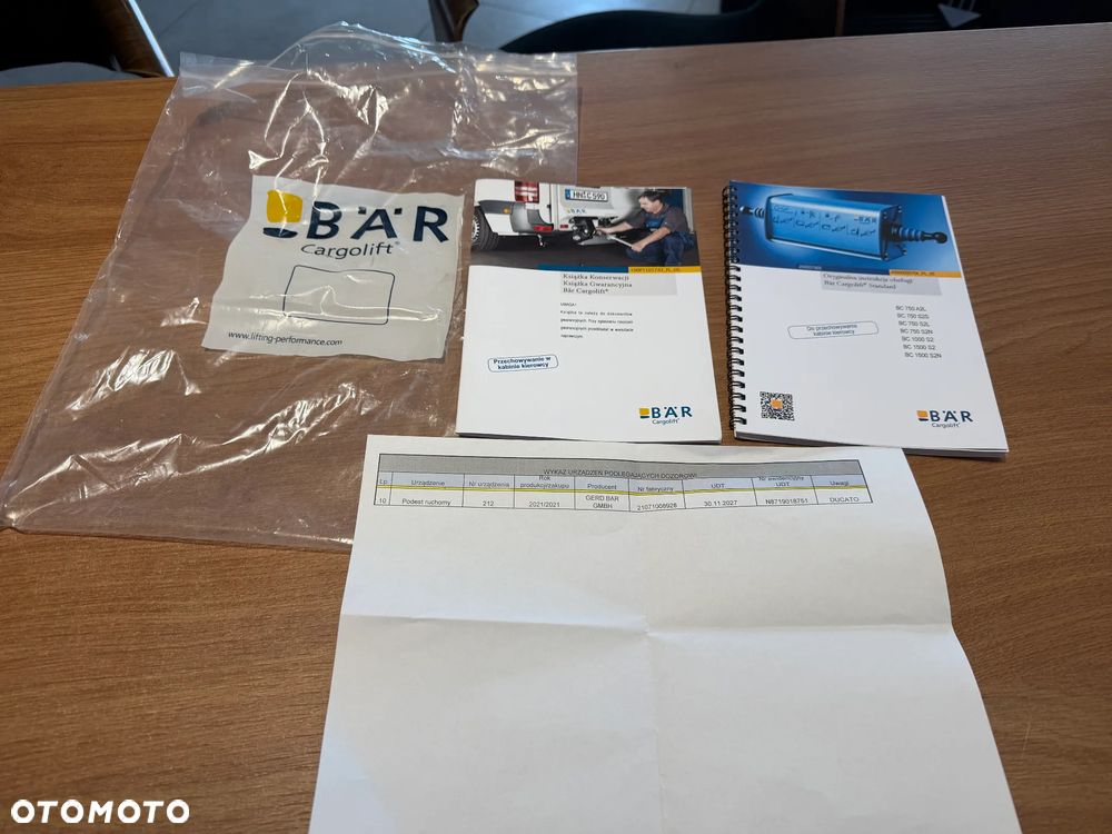 Ducato boxer Jumper MASTER  zabudowa kontener z winda BAR - 15