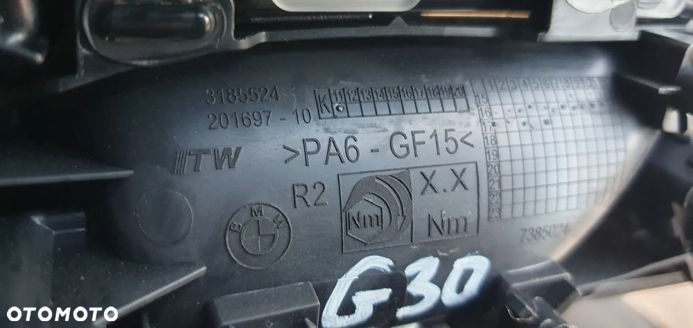 Dekor listwa ozdobna drzwi prawy przód Ambiente BMW 5 G30 G31 3185524 - 9
