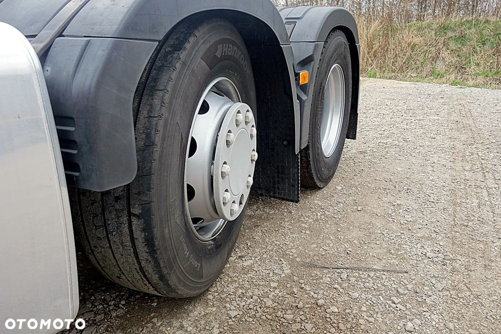 Renault GAMA T520 PUSCHER DMC 70T OŚ SKRĘTNA PODNOSZONA WYSOKA KABINA ALUFELGI KLIMA POSTOJOWA - 27