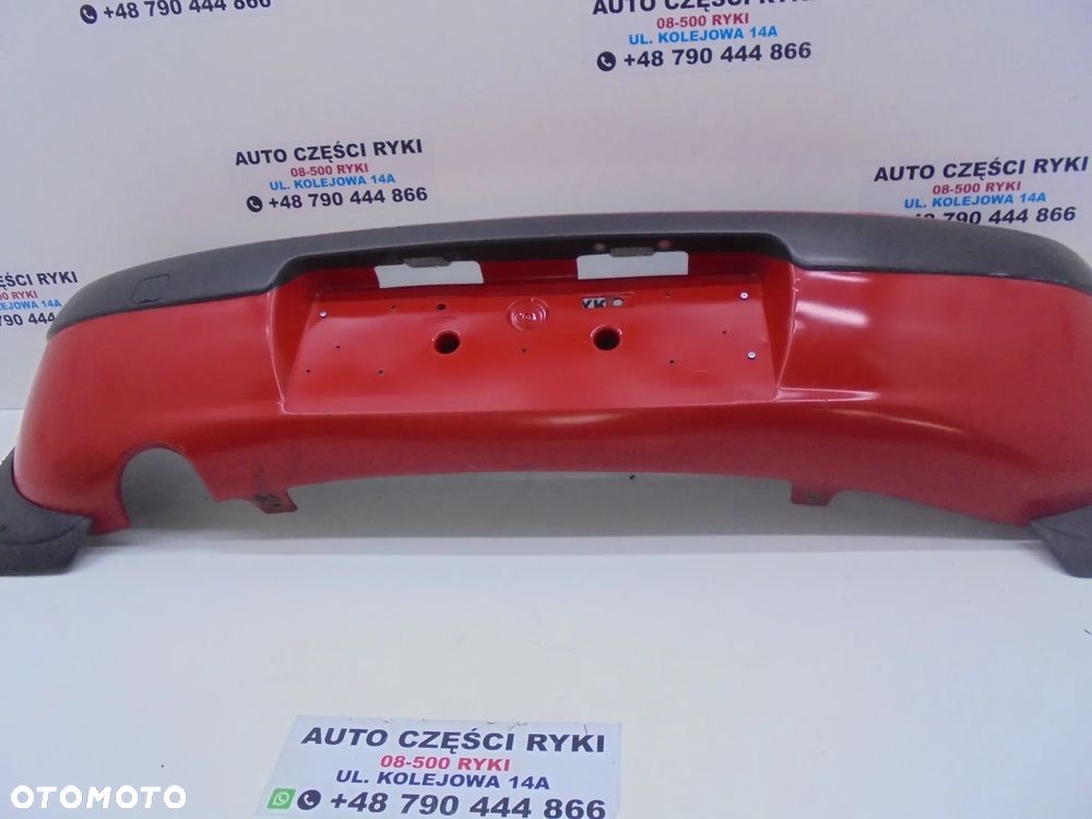 Daewoo Matiz Zderzak Tył Czerwony - 3