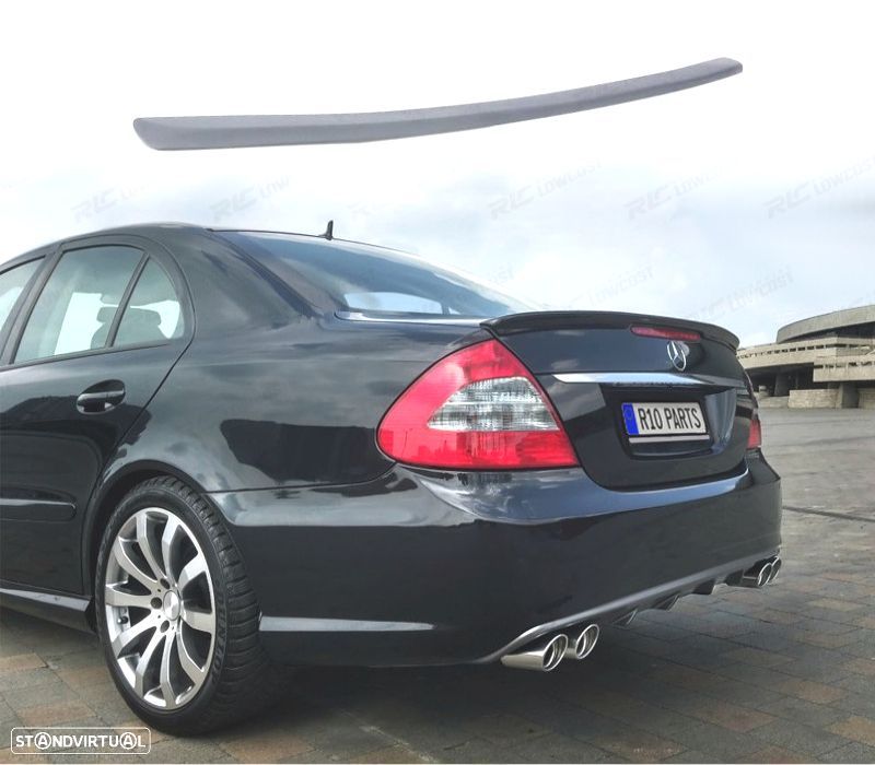 SPOILER TRASEIRO MERCEDES W211 02-08 LOOK AMG - 1