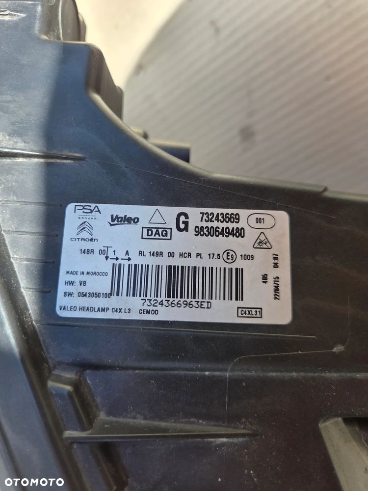 Lampa przednia lewa Full Led Citroen C4 III   9830649480 - 18