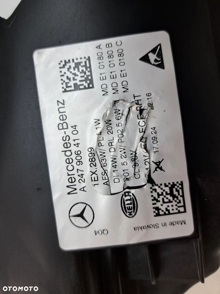 MERCEDES GLA 247 LIFT FULL LED MULTIBEAM LEWY PRAWY REFLEKTOR W247 - 10