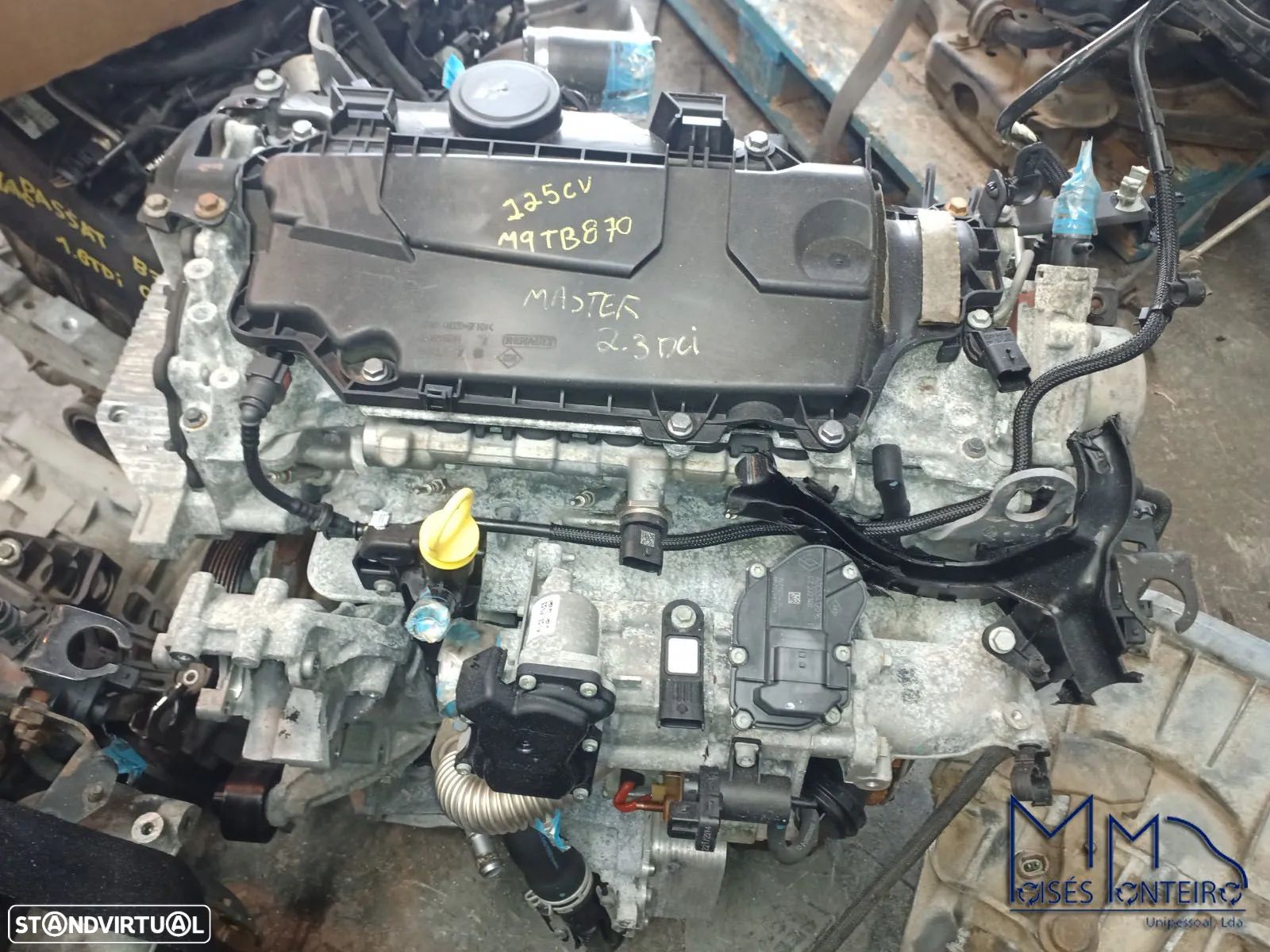 Motor e caixa Renault Master 2.3 dci de 2013 - 1