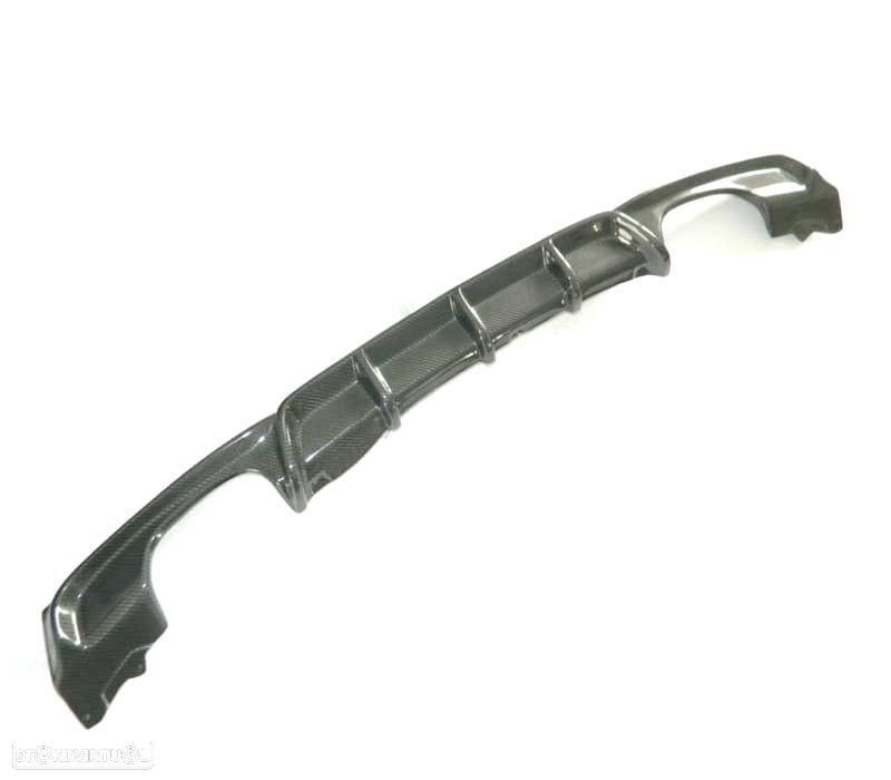 DIFUSOR BMW F30 F31 11-15 LOOK M PERFORMANCE CARBONO DUPLA SAIDA - 2