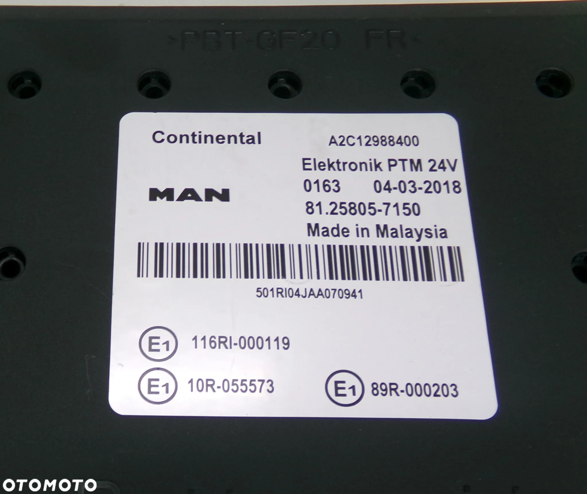 STEROWNIK MODUŁ PTM MAN TGX TGS 81258057150  A2C12988400 - 3