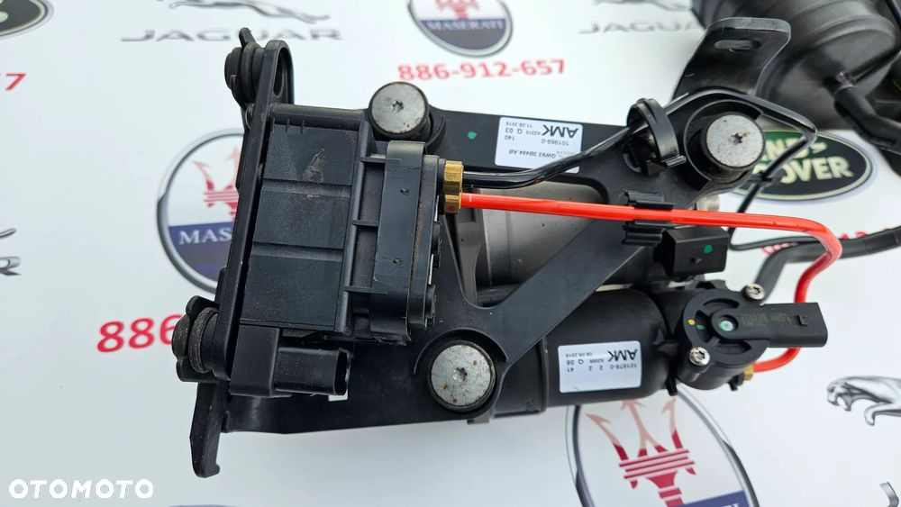 Jaguar XJ 351 LIFT 2015-2019 Kompletny kompresor zawieszenia NIVO Butla Blok zaworowy Sprężarka GW93-5B709-AB - 9