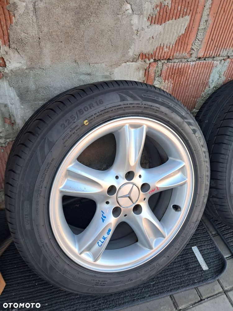 mercedes clk w209 felgi aluminiowe 16 koła lato 2024 rok et37 et32 - 13