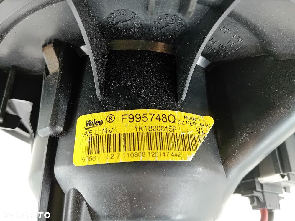 WENTYLATOR NAWIEWU VW TOURAN I FL 1K1820015F  3C0907521D F995748Q  997211A - 5