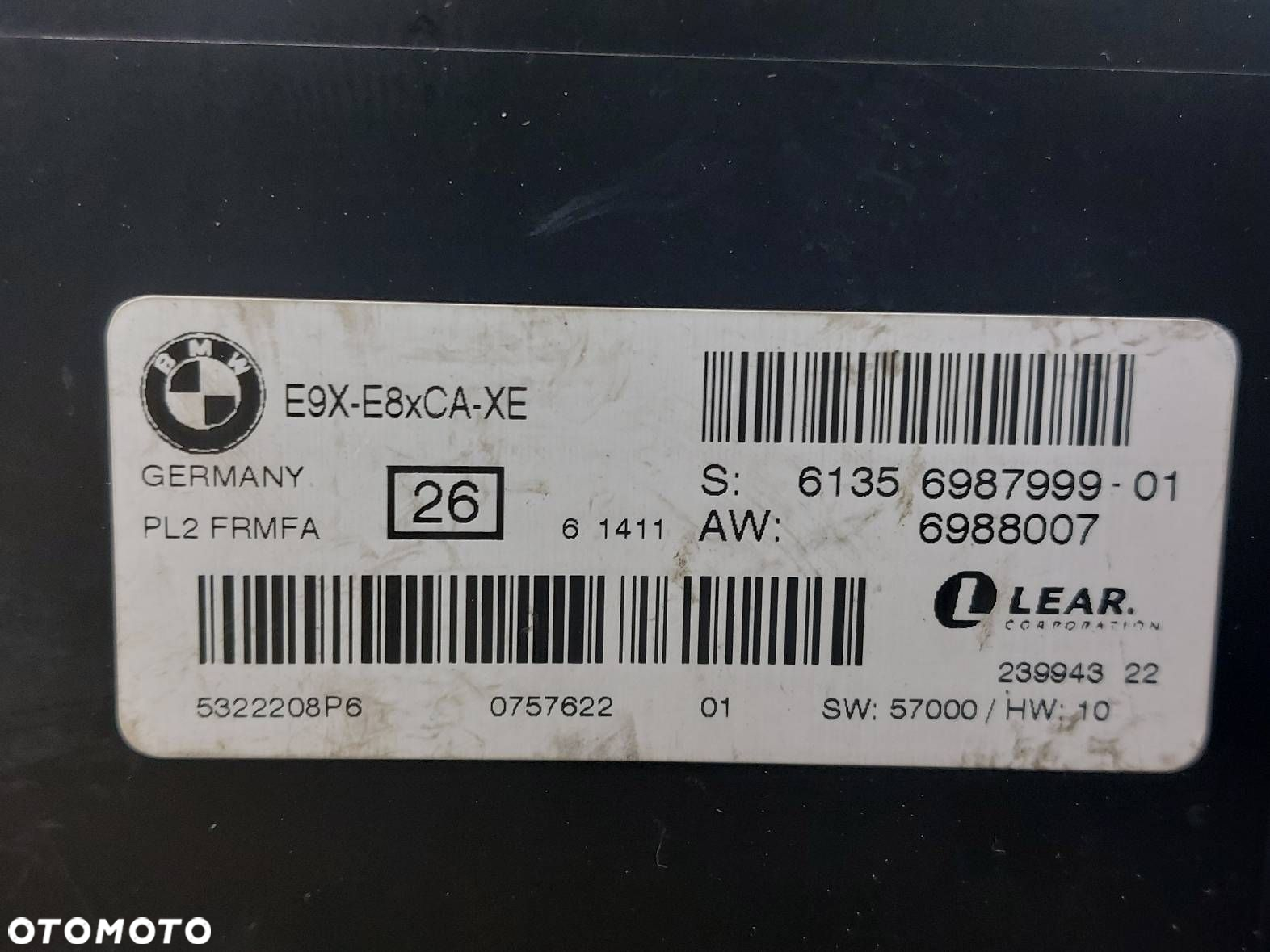 MODUŁ STEROWNIK ŚWIATEŁ BMW E90 6987999 - 2