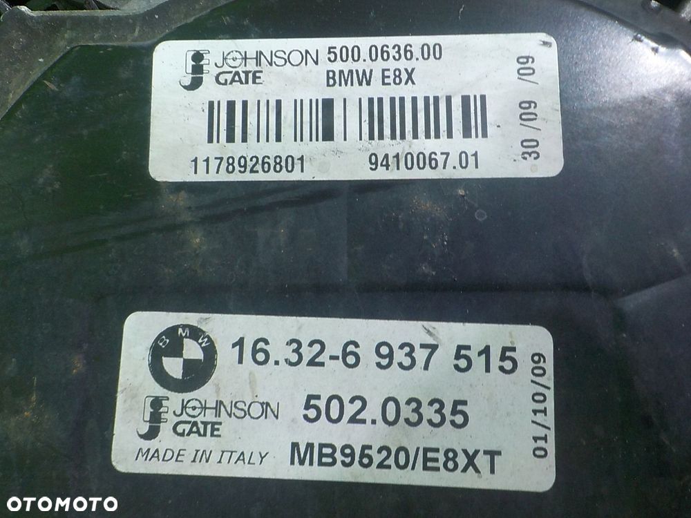 BMW 3 E90 LIFT M-PAKIET 2.0 D 09r SEDAN 4D wentylator chlodnicy 6937515 - 3