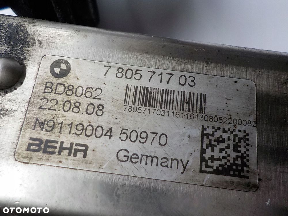 BMW X3 (E83) 2.0 D ZAWÓR EGR CHŁODNICA SPALIN 780571703 - 3
