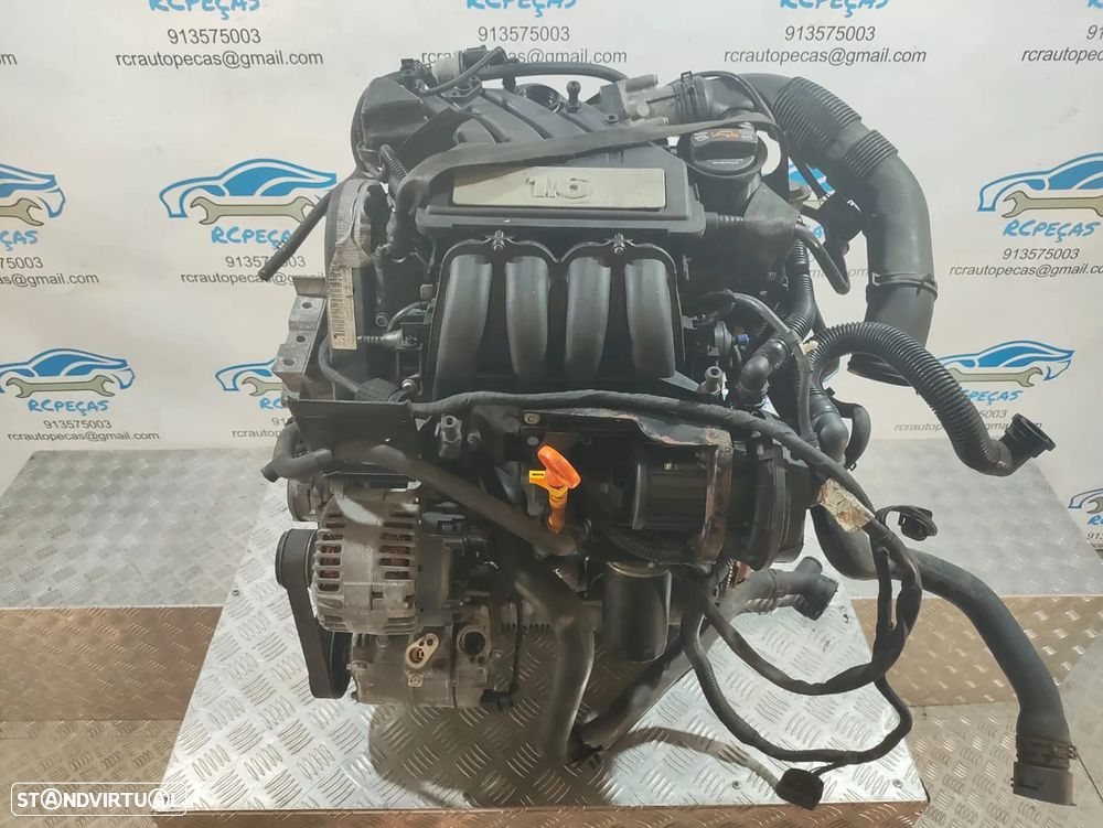 MOTOR COMPLETO BSE 1.6i 8V 102CV  VW VOLKSWAGEN GOLF V 5 MK5 PASSAT AUDI A3 8P SEAT ALTEA LEON SKODA OCTAVIA - 2