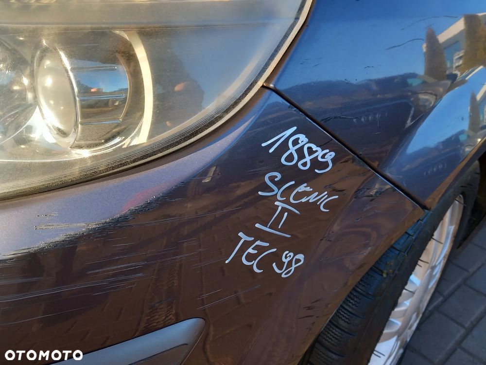 RENAULT SCENIC II ZDERZAK PRZEDNI PRZÓD SPRYSKI KOLOR: TEC98 - 3