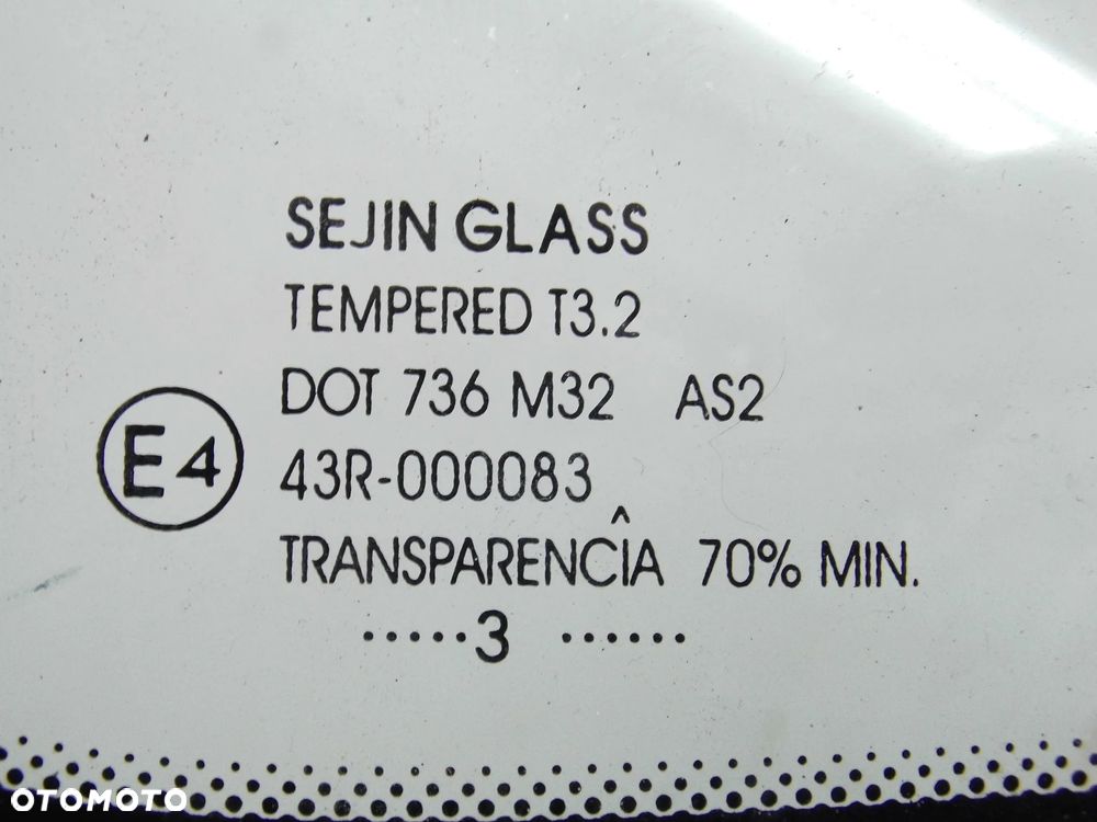 SZYBA KAROSERYJNA KIA VENGA 2013r. PRAWA TYLNA ORYGINAŁ - 5