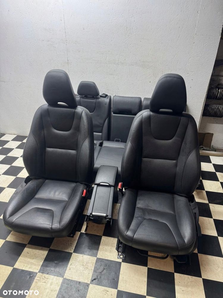 komplet foteli kanapa przód tył fotel volvo xc60 i 2008-2017 skóra - 6