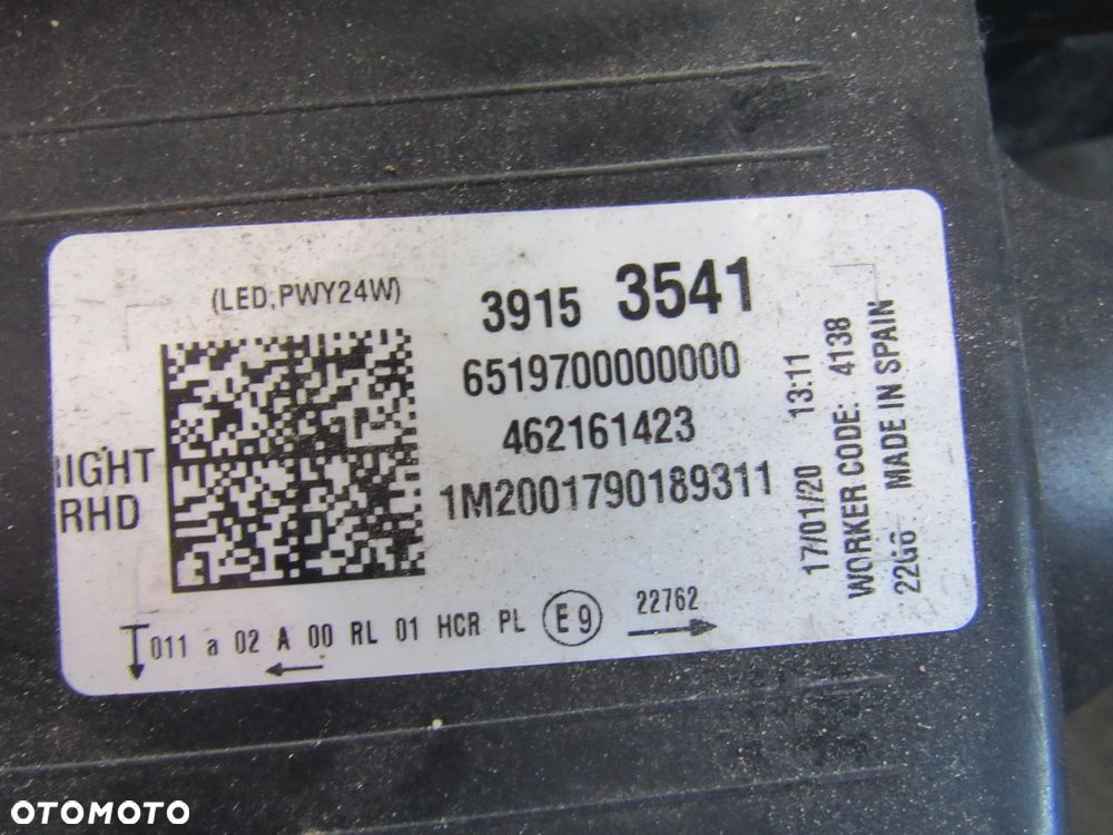opel crossland x lewa prawa lampa przednia full led uk - 5