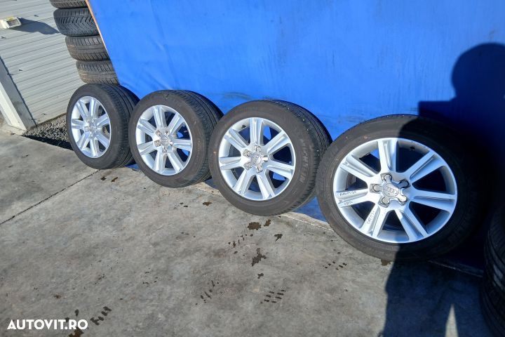 Jante aliaj cu anvelope 17 - set 8K0601025B 215/55 R17 7JX17H2 ET45 8 - 2