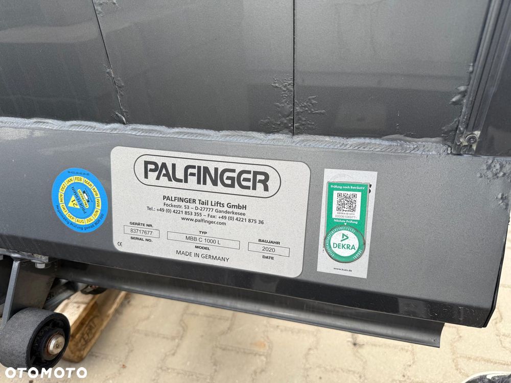 Winda załadowcza PALFINGER MBB C 1000 L | 1000 kg | Rok 2020 - 4