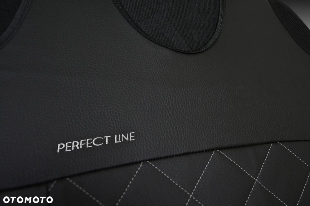 Koszulki pokrowce samochodowe na przednie fotele uniwersalne skórzane pikowane - 11