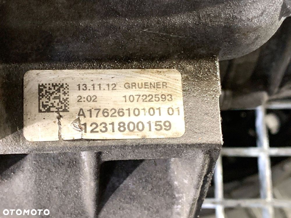 SKRZYNIA BIEGÓW  MERCEDES-BENZ KLASA A (W176) 2012 - 2018 A 180 (176.042) 90 kW [122 KM] benzyna - 6