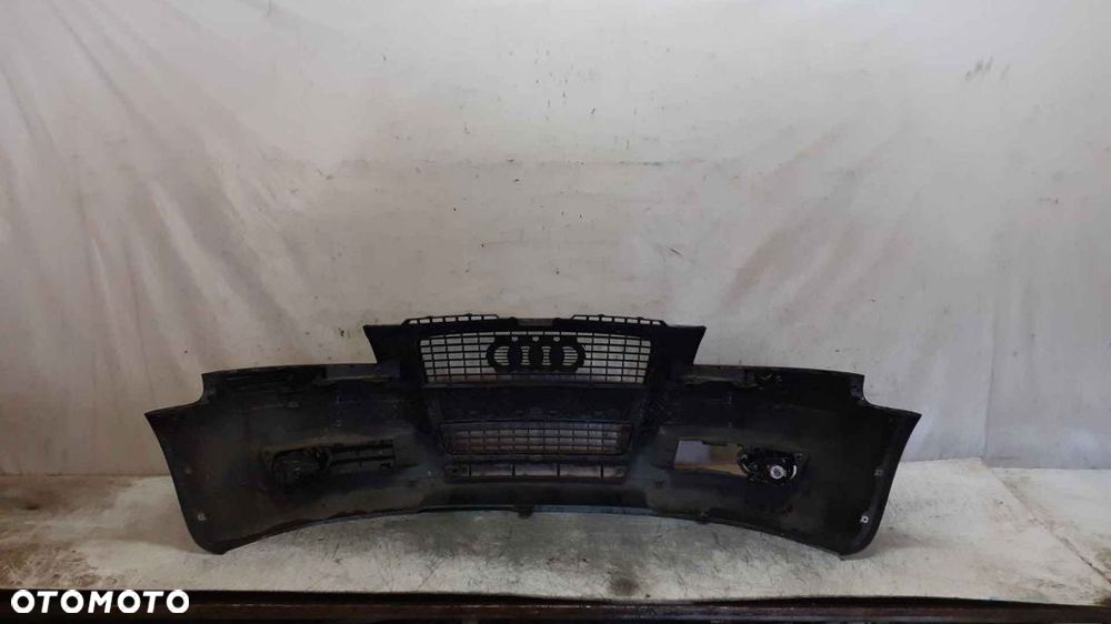 ! ZDERZAK PRZÓD PRZEDNI AUDI A3 8P LIFT 2007R LH7H SZARY HALOGENY - 5