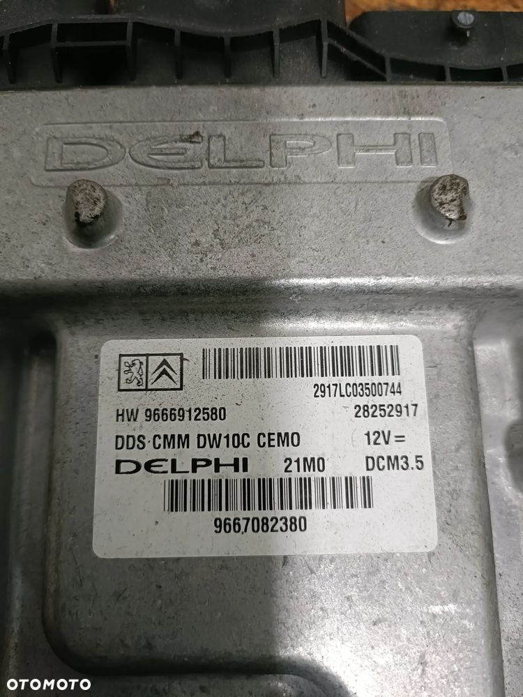 PEUGEOT 3008 I 09-16 2,0 HDI komputer sterownik silnika DELPHI 9666912580 * - 2