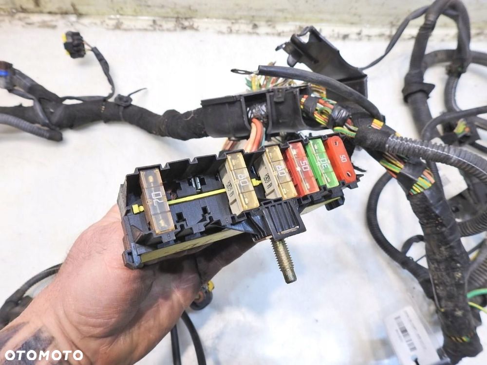 WIĄZKA INSTALACJA KOMORY SILNIKA CITROEN C4 I 1.6 HDI 9663850880 - 5