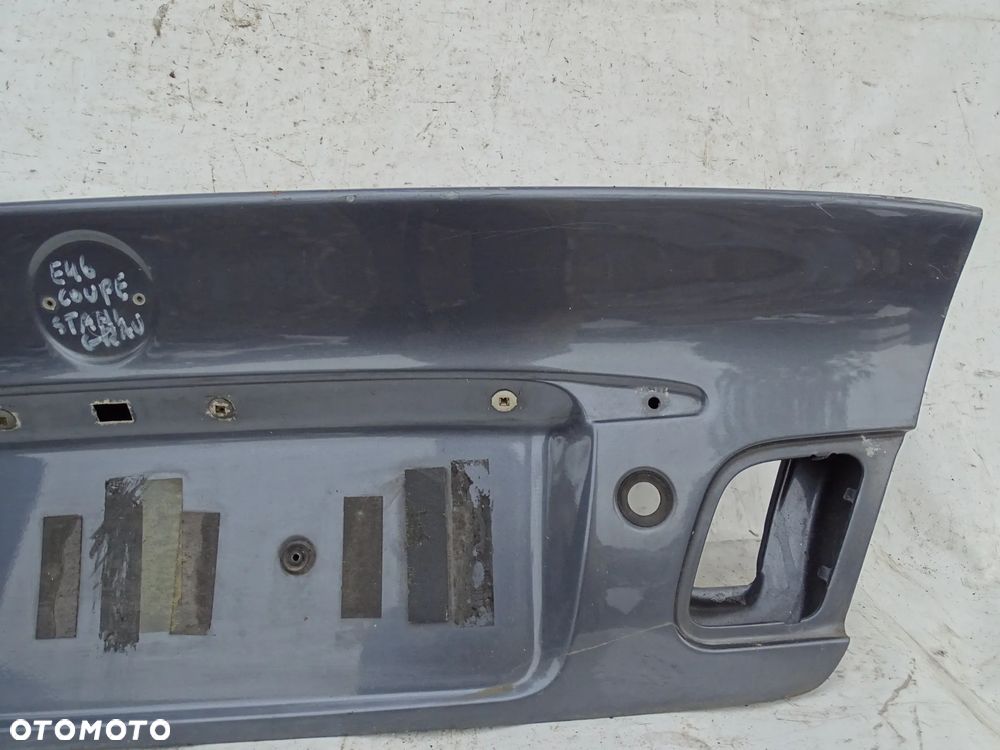 KLAPA BAGAŻNIKA BMW E46 COUPE LIFT STAHLGRAU F-VAT - 7