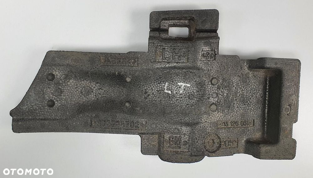 PIANKA STYROPIAN ABSORBER ZDERZAKA LEWY TYŁ OPEL ASTRA III H 13126031 - 1