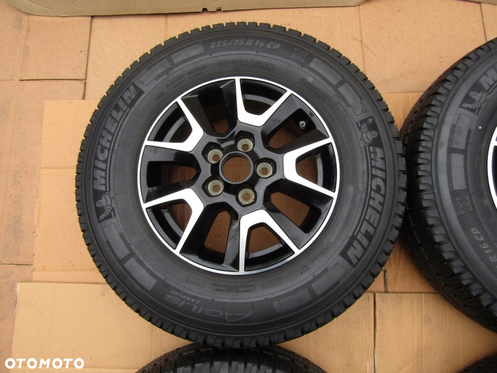 4x Felgi Koła 16 Fiat Ducato Peugeot Boxer Citroen Jumper opony 6j 5x118 ET68 + 225/75 16C - 7