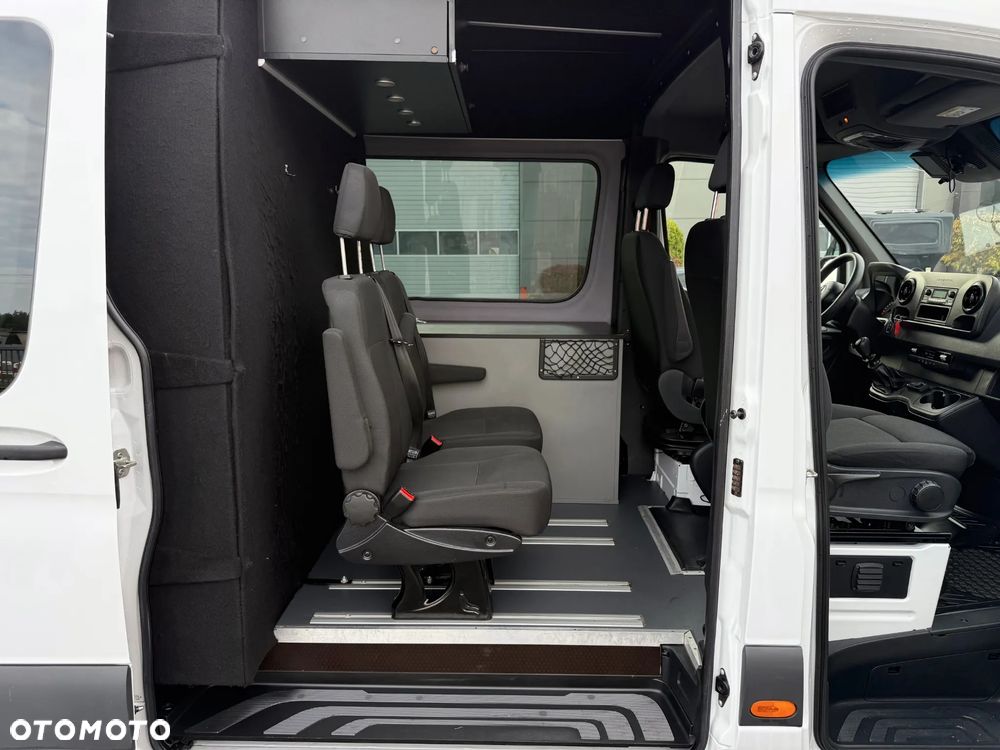 Mercedes-Benz Sprinter 319 CDI V6 L2H2 Doka Brygadówka 4-miejsca Zabudowa Warsztatowa Salon PL - 23