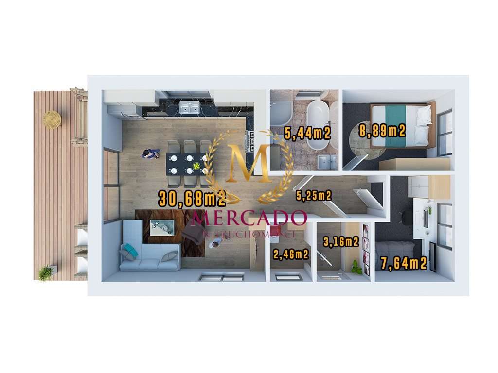 Nieruchomość z potencjałem – dom 63,5 m2 w budowi - Pełny obrazek: 3/11