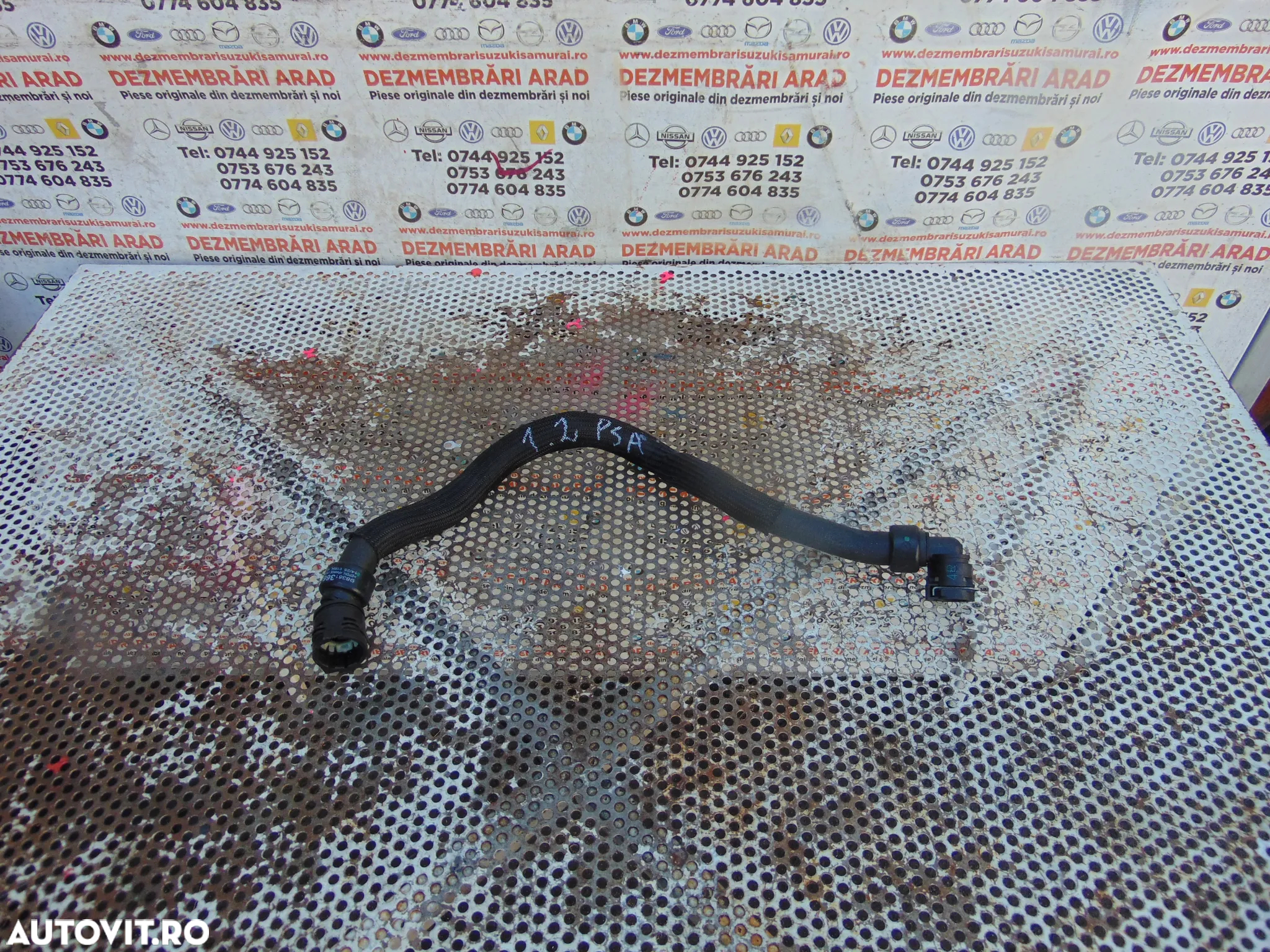 Furtun apa radiator Peugeot 1.2 cod 9838136680 5008 308 3008 208 2008 citroen c3 c4 c5 aircross opel mokka corsa f conducta racire apa - 3