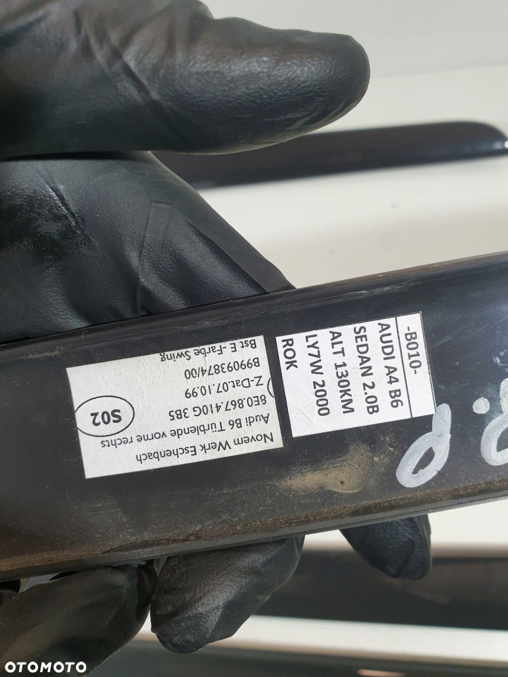 LISTWY OZDOBNE KOMPLET 8E1853190 AUDI A4 B6 EU - 13
