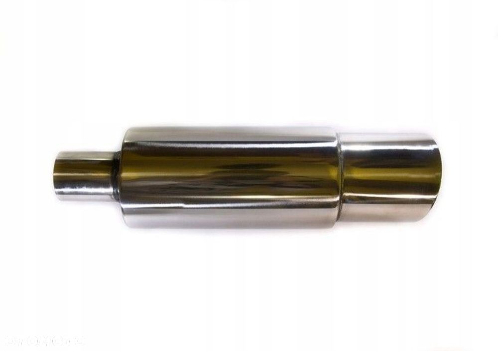 Tłumik Końcowy PRZELOTOWY 63MM 89mm JDM nierdzewka - 2