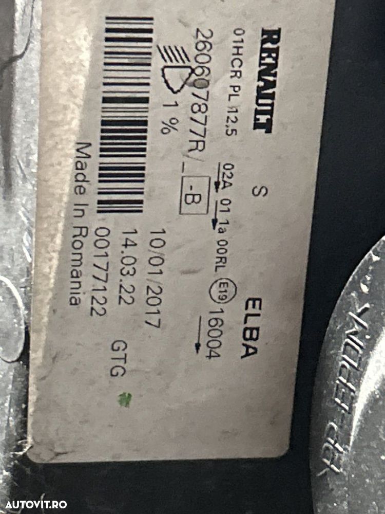 Far Stanga Dacia Dacia Logan II MCV Facelift 2017 2016 - 2020 Combi 4 Usi (1289) Fara ... - 4