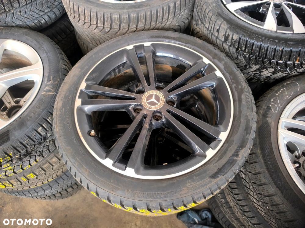 5x112 Felgi Aluminiowe Alufelgi 18 Mercedes Koła Zimowe Zima A KLASA W177 W176 B W246 W247 C W204 CLA W117 W118 GLB X247 GLA H247 MARCO POLO W447 V VITO W639 Legnica ALU-RAD 7,5mm 225/45 TPMS 24r. - 1