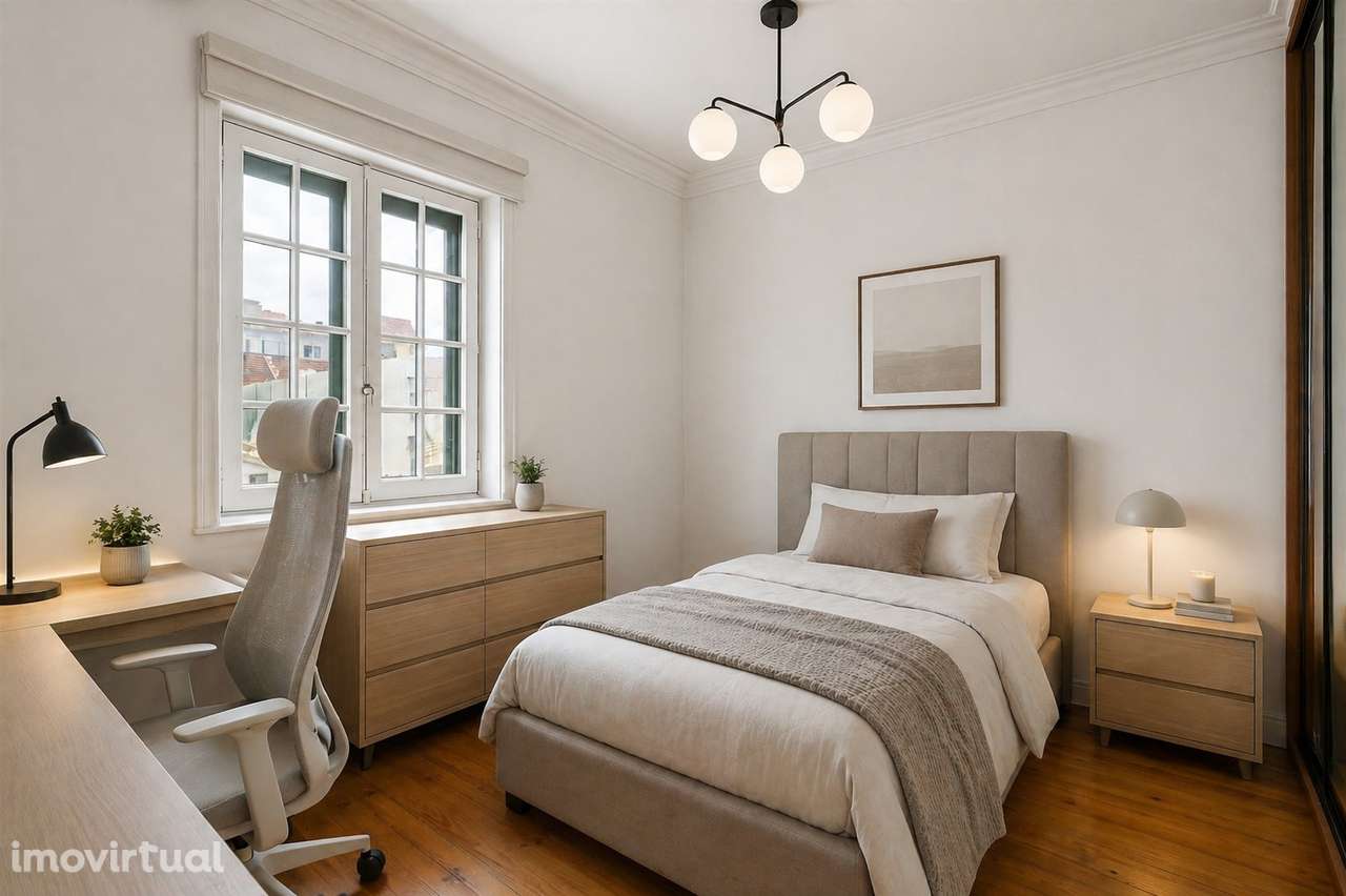 Quartos Individuais Moradia 10 minutos do Polo Universitário do Porto - Grande imagem: 2/9