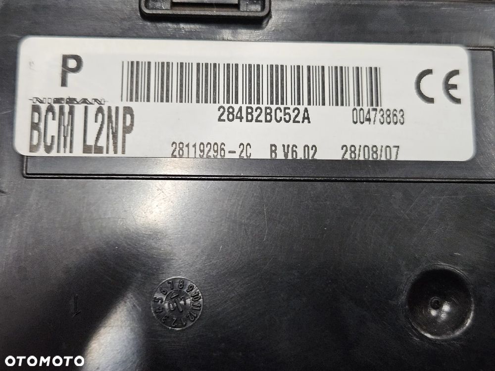 Nissan Note I E11 moduł sterownik BCM L2NP 284B2BC52A - 2