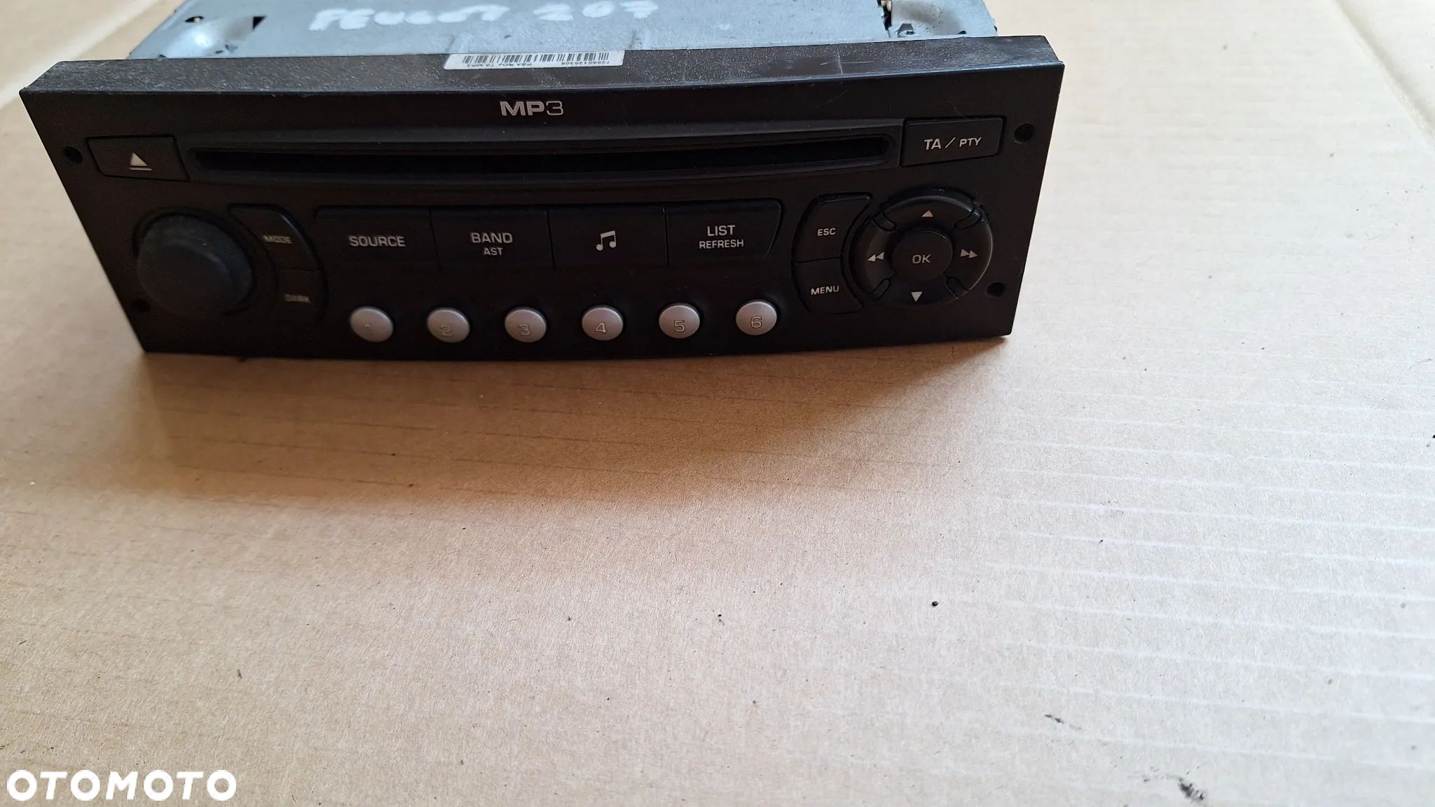 RADIO CD PEUGEOT 207 B9662925977 - 1