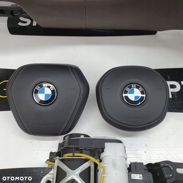 BMW SERIA 7 G11 G12 DESKA ROZDZIELCZA KONSOLA KOKPIT PULPIT PODUSZKI AIRBAG AIR BAG PASY KIT SET - 8
