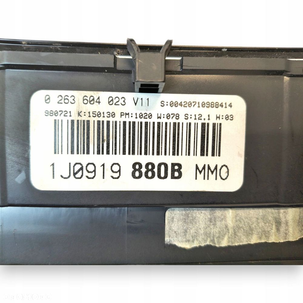 LICZNIK ZEGARY 1J0919881D VW Golf IV Bora 1.9 TDI Diesel 182 250km europa - 2