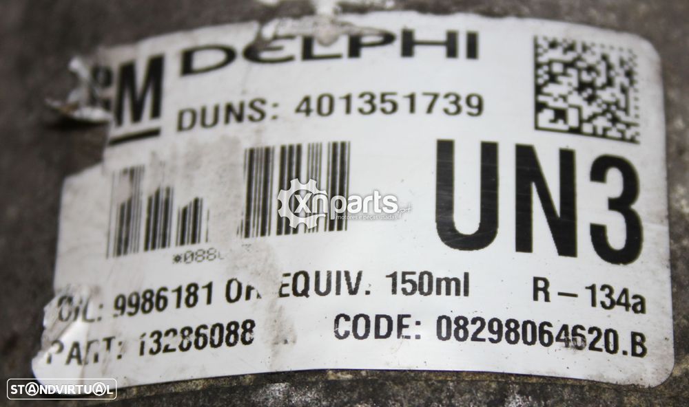 Compressor de ar condicionado OPEL ASTRA H (A04) 1.9 CDTI (L48) | 06.04 - 10.10... - 3