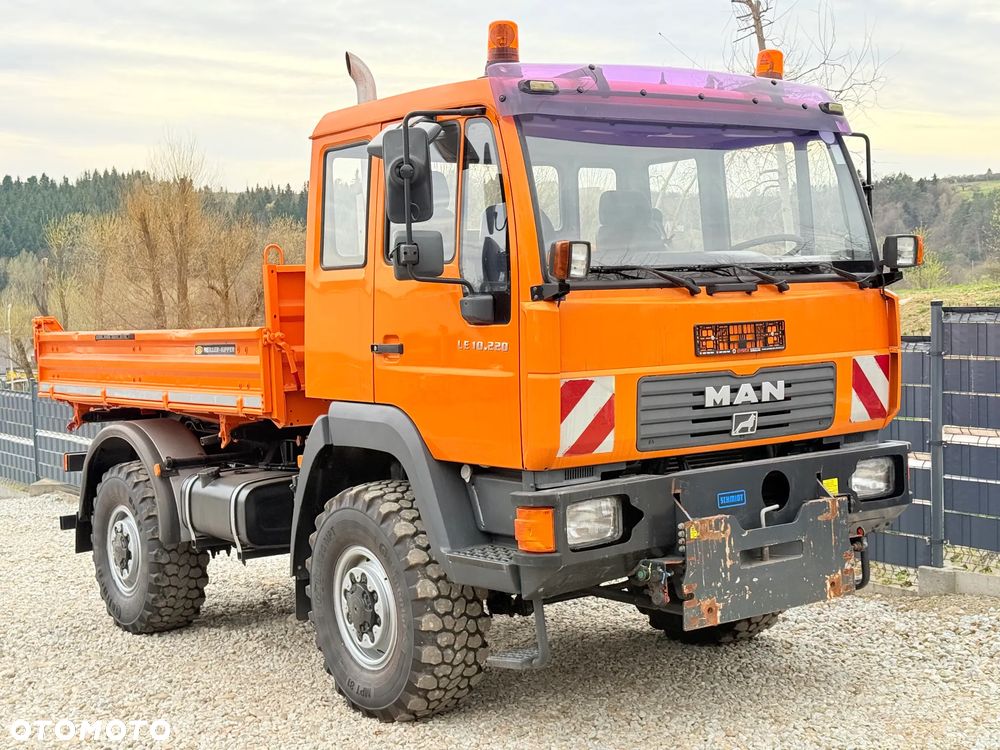 MAN * MAN 10-220 * Pług * Kiper Wywrotka Meiller * 4x4 * Zimowe Utrzymanie * Unimog * - 21