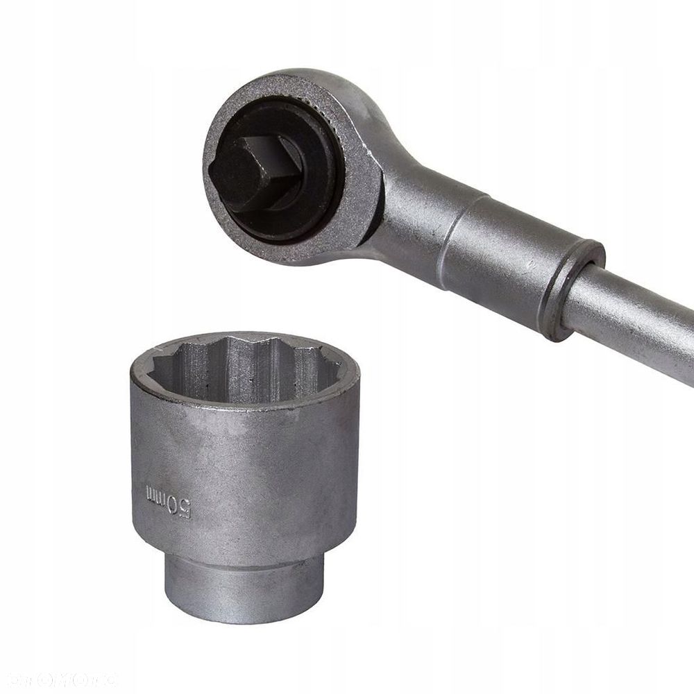 ZESTAW KLUCZY NASADOWYCH Z GRZECHOTKĄ 19-50mm 3/4" 21 ELEMENTÓW Z WALIZKĄ - 10