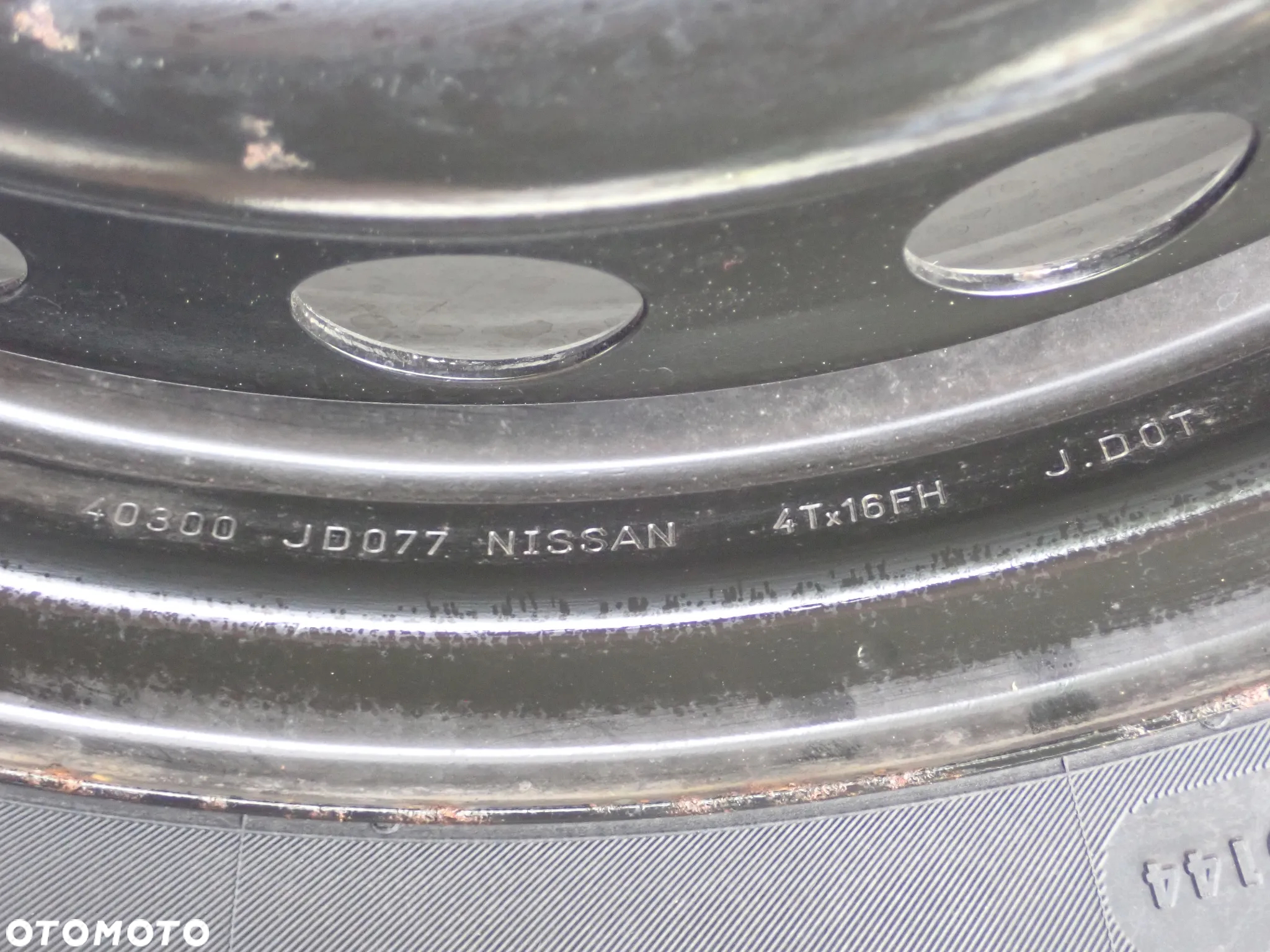 KOŁO ZAPASOWE DOJAZDOWE NISSAN QASHQAI  2009 ROK ET 40  4TX16  145/90/16 - 4
